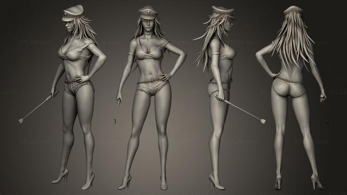 Figurines of girls (Poison, STKGL_0121) 3D models for cnc